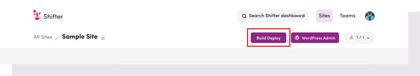 Screenshot: Click “Generate”